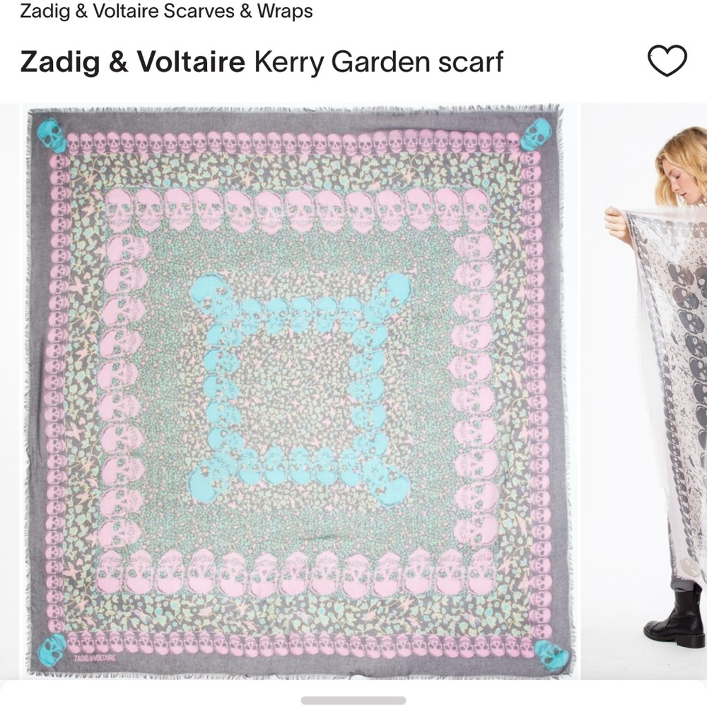 Zadig & Voltaire Kerry Garden Scarf
